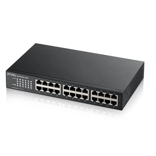 ZyXEL 24port Gigabit Yönetilemez Switch GS1100-24E v3