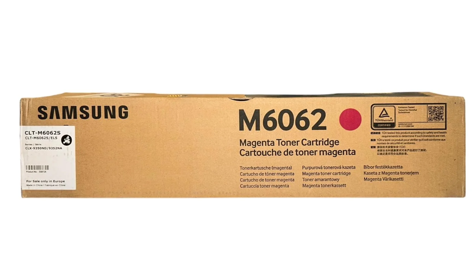 Samsung CLT-M6062S Kırmızı Orjinal Toner CLX9250, CLX9252, CLX9350, CLX9352