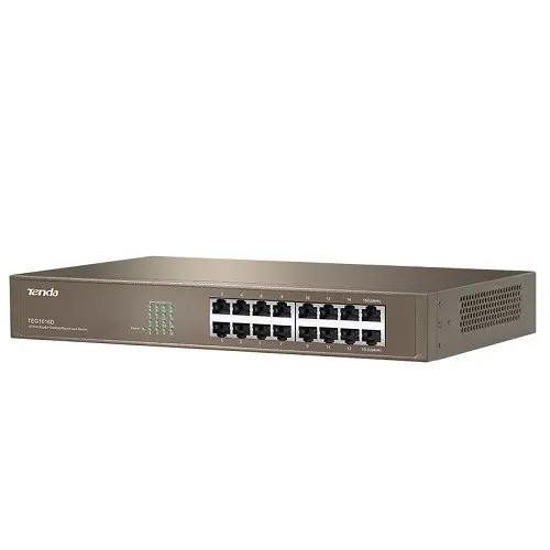 TENDA 16port Gigabit Yönetilemez Switch TEG1016D görseli 1