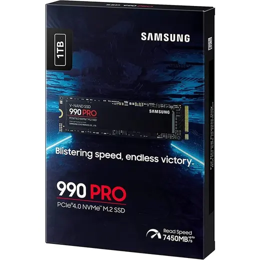 Samsung 990 Pro 1TB M.2 NVMe (7450/6900MB/s) görseli 3