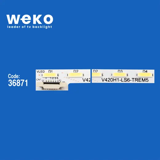 WKSET-6082 36871X1 V420H1-LE6-TREM3 1 ADET LED BAR (48LED) alternatif görünüm