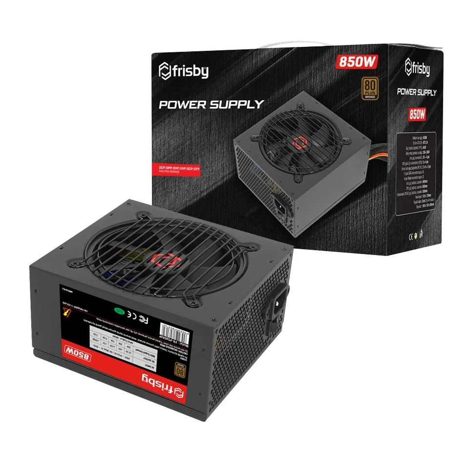 FRISBY FR-PS8580P 850W 80+ BRONZE 12CM FAN GUC KAYNAGI