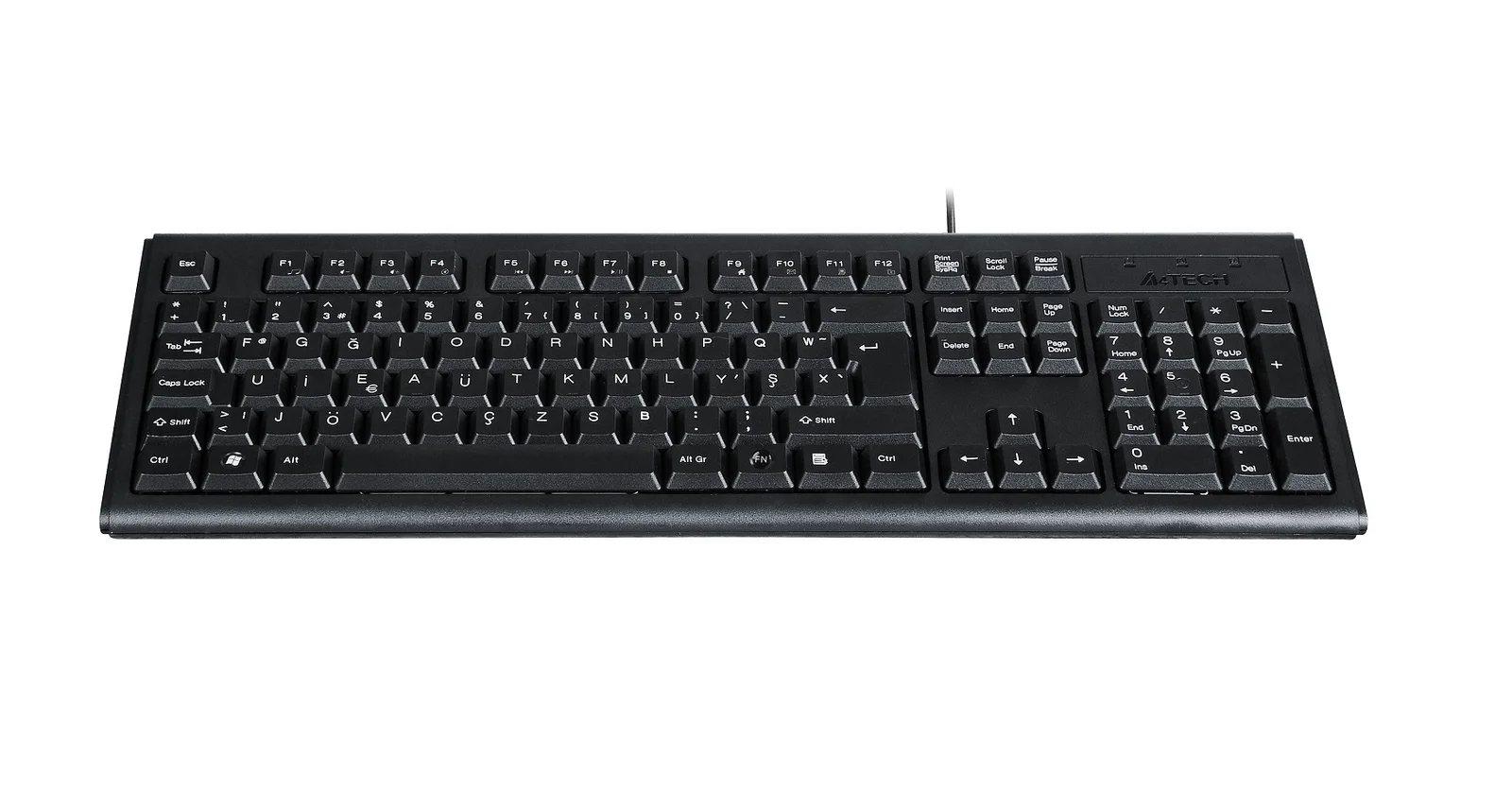 A4 TECH KM-720 USB F KLAVYE KABLOLU SIYAH