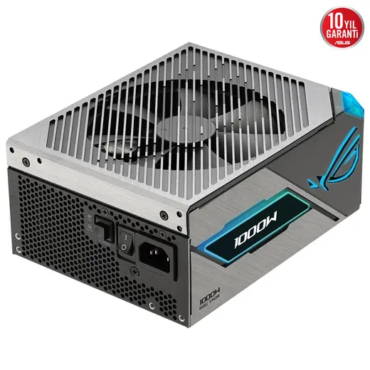 ASUS 1000w 80+ Platinum ROG THOR 1000P3 Tam Modüler Power Supply görseli 3