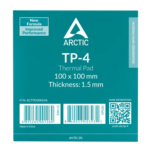 ARCTIC AR ACTPD00064A TP-4 TERMAL PED 100x100MM/1.5MM alternatif görünüm