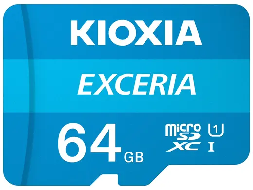 64 GB KIOXIA EXCERIA MICRO SDXC UHS-1 100MB/S (LMEX1L064GG2)