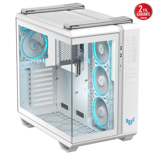 ASUS TUF GAMING GT502 HORIZON Gaming Mid-Tower PC Kasası Beyaz / 90DC0093-B19010 görseli 1