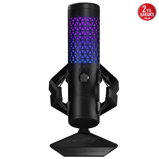 ASUS ROG Carnyx 24-Bit/192kHz RGB Profesyonel USB Oyuncu ve Yayıncı Mikrofonu / 90YH03Z0-BAUA00 görseli 4