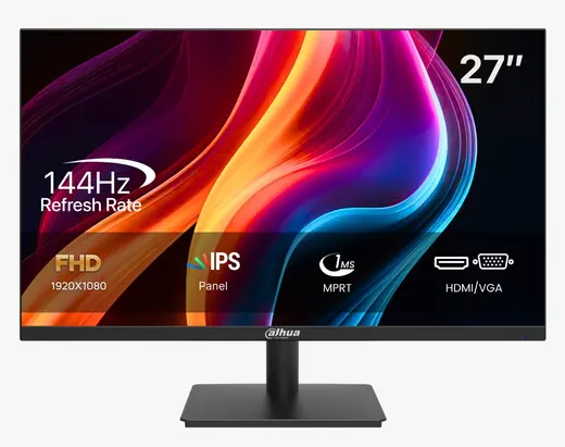 DAHUA 27" LM27-A221Y 1920x1080 1MS 144Hz IPS HDMI/VGA +VESA