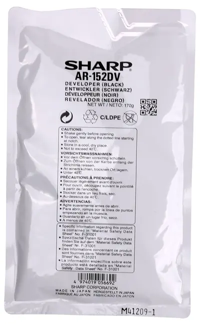 Sharp AR-208DV Orijinal Developer AR-122 168 5420 T-2021 (170g) görseli 1