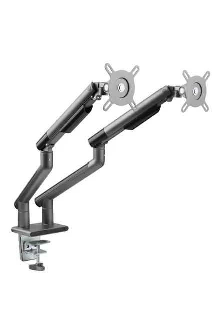 TWISTED Minds 17"-32" TM-49-C012-G Amortisörlü 2-kollu Premium Slim Monitör Askı Aparatı görseli 4