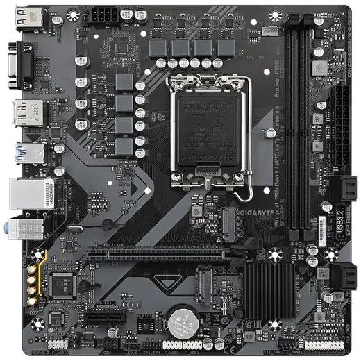 GIGABYTE B760M-E 1700P DDR5 SES GLAN DP/HDMI/VGA SATA3 USB3.2 mATX alternatif görünüm