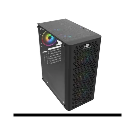 POWERBOOST VK-M202B 4-RGB Fanlı Gaming Mid-Tower PC Kasası görseli 2