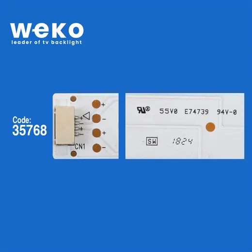 WKSET-6755 35768X12 LG INNOTEK 55INCH_FUNAİ_REV.A - UDULED0GS069 REV.A 12 ADET LED BAR alternatif görünüm