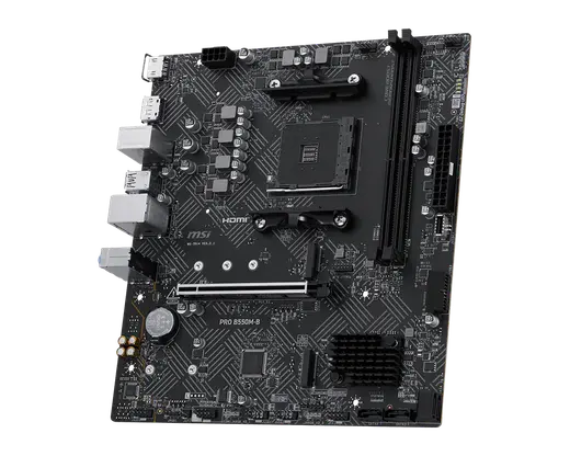 MSI PRO B550M-B DDR4 HDMI-DP PCIE 4.0 AM4 mATX görseli 4