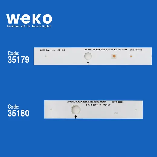WKSET-5137 35179X4 35180X4 SAMSUNG_2014SVS_48_MEGA_3228 8 ADET LED BAR alternatif görünüm