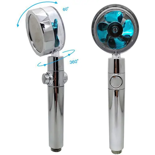 360 DERECE DÖNEBİLEN PERVANELİ TURBO TAZYİKLİ DUŞ BAŞLIĞI alternatif görünüm