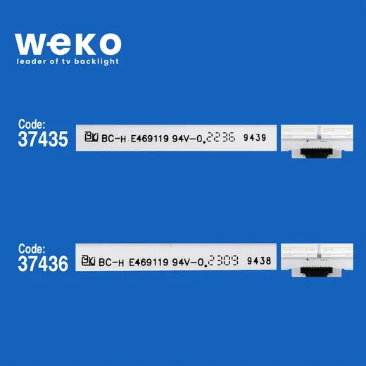 WKSET-6780 37435X1 37436X1 SSC_Y22_65QNED80_BOE_90LED_A/B 2 ADET LED BAR (90LED) alternatif görünüm