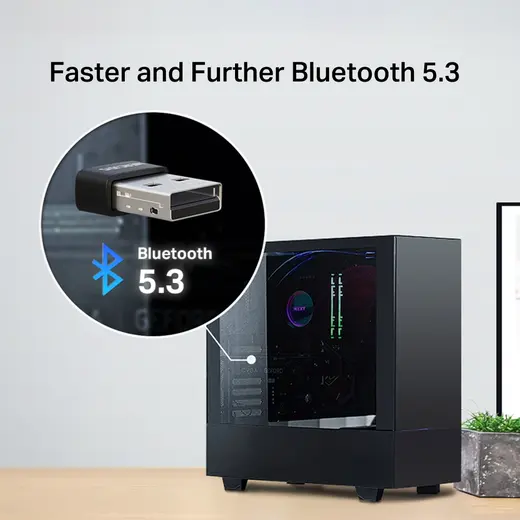 MERCUSYS MA530 Bluetooth 5.3 Nano USB Adapter görseli 4