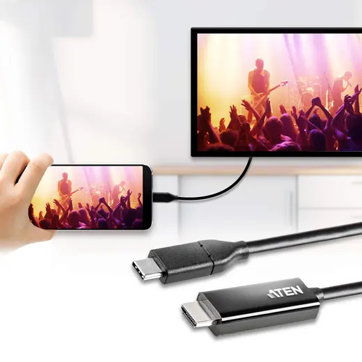 ATEN ATEN-UC3238 2.7M USB-C to 4K HDMI Converter alternatif görünüm