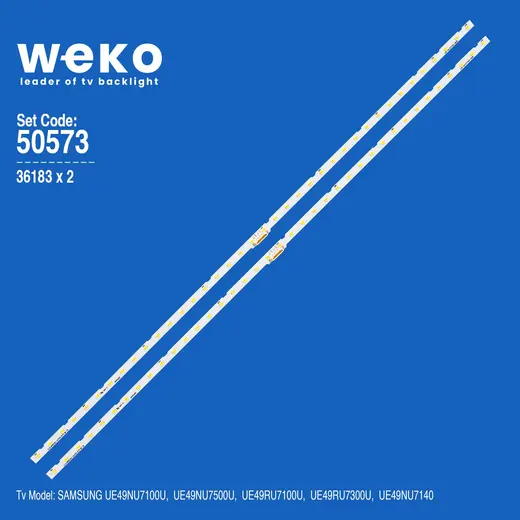 WKSET-5573 36183X2 AOT_49_NU7300_NU7100 2ADET LED BAR (38LED)