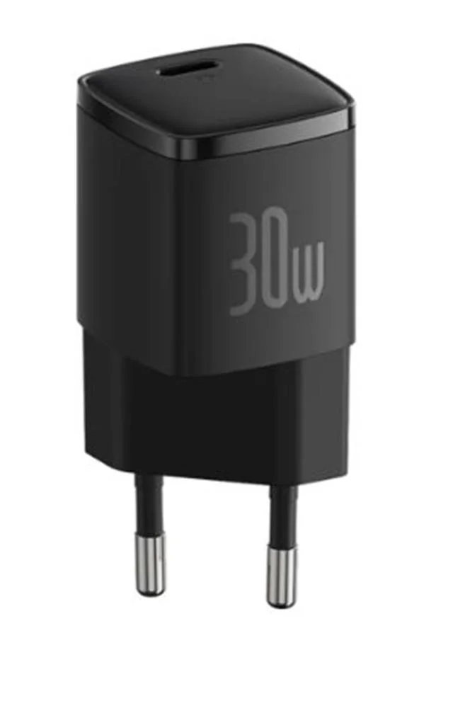 BASEUS CCXF000301 Cube Pro USB-C Hızlı Şarj Cihazı 30W Siyah