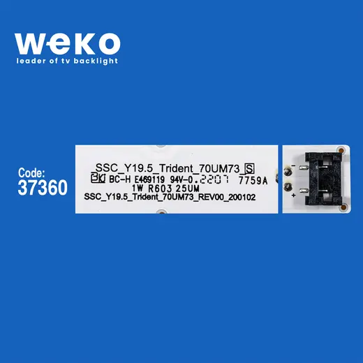 WKSET-6706 37360X5 SSC_Y19_TRIDENT_70UM73_S 5 ADET LED BAR alternatif görünüm