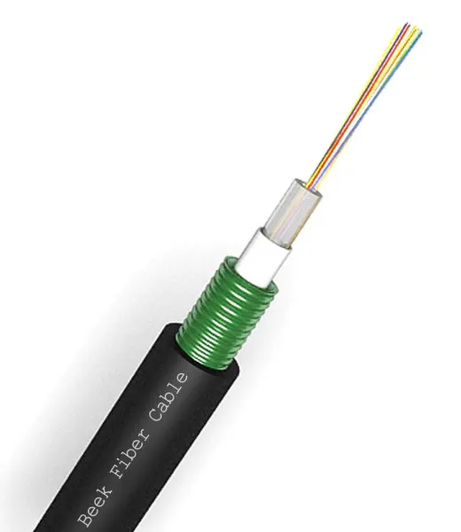 BEEK BC-FO-I-924-O Dış Mekan Fiber Optik Kablosu, 24 Core, OS2, 9/125µ Singlemode, Unitube, Zırhlı/Shielded