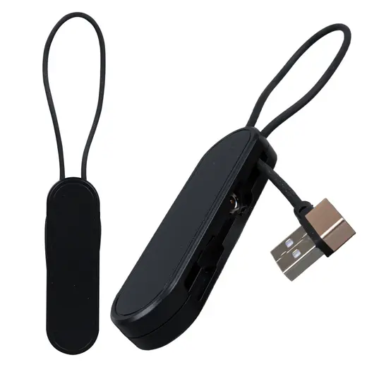 POWERMASTER PM-25906 SİYAH 3İN1 (TYPE C- LİGHTNİNG- MİCRO USB) MANYETİK UÇ TAŞINABİLİR ŞARJ KABLOSU görseli 3