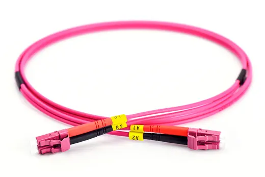 BEEK BC-FO-5LCLC-20/4 LC-LC Fiber Optik Patch Kablo, Multimode OM 4 50/125 Duplex, 3.0mm, LSZH, 20 metre alternatif görünüm