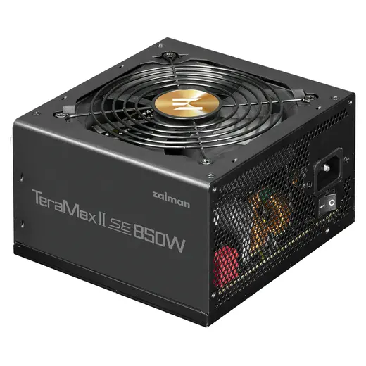 ZALMAN 850W 80+ Gold ZM850-TMX2SE (TeraMaxIISE) PCIE 5.1 Tam Modüler Power Supply görseli 2