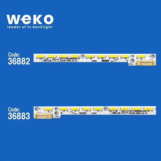 WKSET-6090 36882X1 36883X1 V500DK1-KS2-TL/REM02 2 ADET LED BAR (56LED) alternatif görünüm