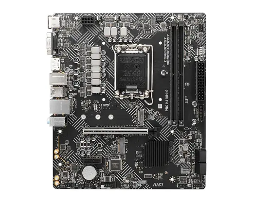 MSI PRO H610M-G 1700P DDR5 SES GLAN DP/HDMI/VGA USB3.2 SATA3 mATX alternatif görünüm