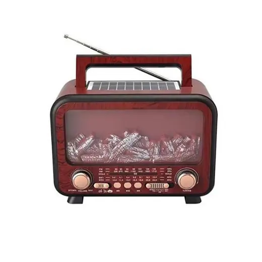 Everton Rt-754 Bluetooth Fm-Usb-Tf-Aux Şarjlı Nostaljik Radyo (Solar Panel) alternatif görünüm