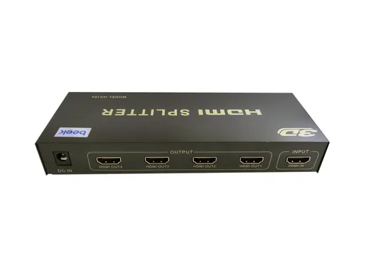BEEK BS-VSP-HA04 4 Port Ultra 4K HDMI Video Çoklayıcı, 4096 x 2160 piksel çözünürlük, HDMI 1.4, HDCP 1.4 (BS-104)