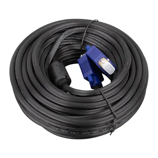 POWERMASTER 15 PİN 3+6 ERKEK/ERKEK 15 METRE VGA KABLO alternatif görünüm