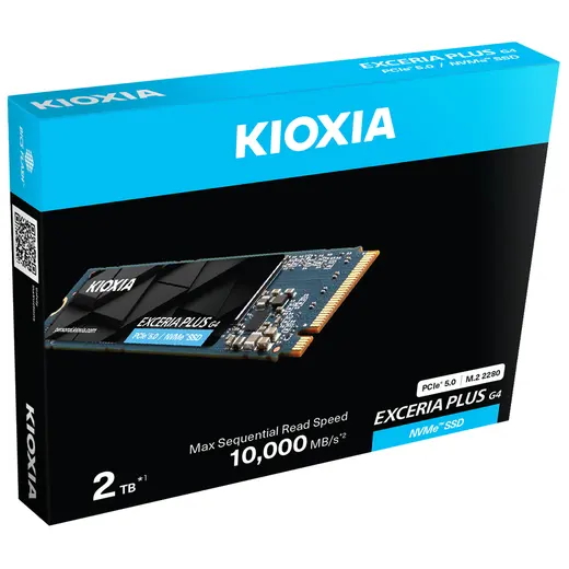 Kioxia Exceria Plus 2TB m.2 NVME GEN5 LVD10Z002TG8 görseli 5