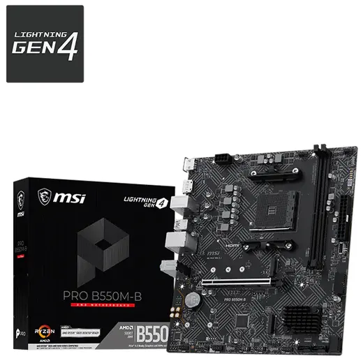 MSI MB PRO B550M-B AM4 DDR4 4600(OC)
