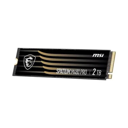 MSI 2TB SPATIUM M480 PRO 7400 7000MB/s M2 NVME GEN4 Disk Soğutuculu görseli 5