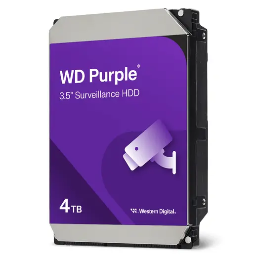 WD PURPLE 3,5" 4TB 128MB 5400RPM WD44PURZ