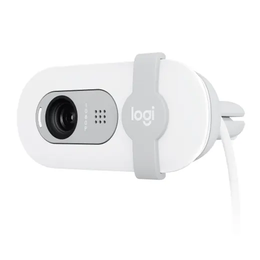 Logitech BRIO 100 Gizlilik Kapaklı 1080P Webcam Beyaz 960-001617 alternatif görünüm