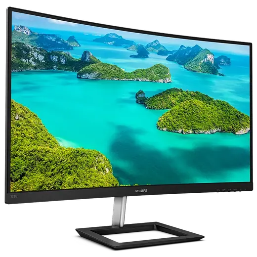 PHILIPS 31.5" VA 322E1C-00 4MS 75Hz HDMI-DP Kavisli Monitör (1920 X 1080) görseli 4