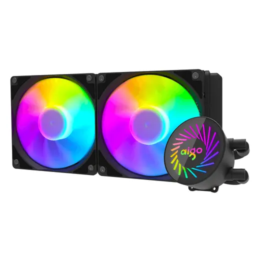 AIGO DCS240 Siyah ARGB 240mm Siyah Sıvı Soğutma 1851/AM5