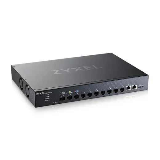 ZYXEL 10-10GbE SFP+ / 2-10GbE Uplink Layer 3 Yönetilebilir Switch XS1935-12F görseli 3