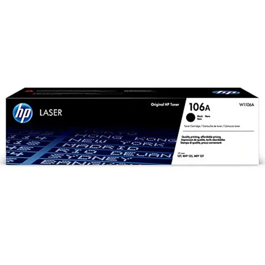 HP 106A W1106A Siyah Orijinal Laser Toner ~1.000 Sayfa