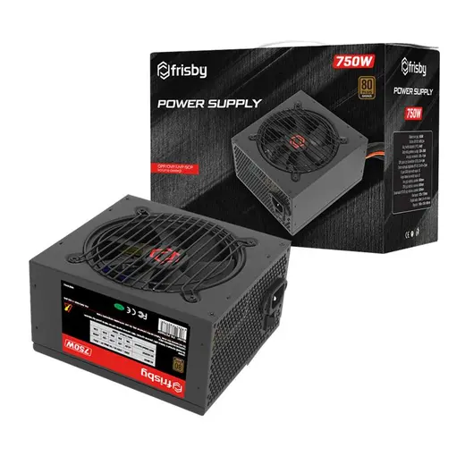 FRISBY FR-PS7580P 750W 80 PLUS BRONZ POWER SUPPLY görseli 2