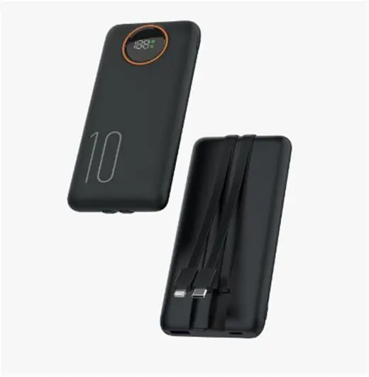 Snapron SNP-3012 10.000 Mah LCD Ekran Dahili Kablolu 22.5w Hızlı Şarj Powerbank alternatif görünüm