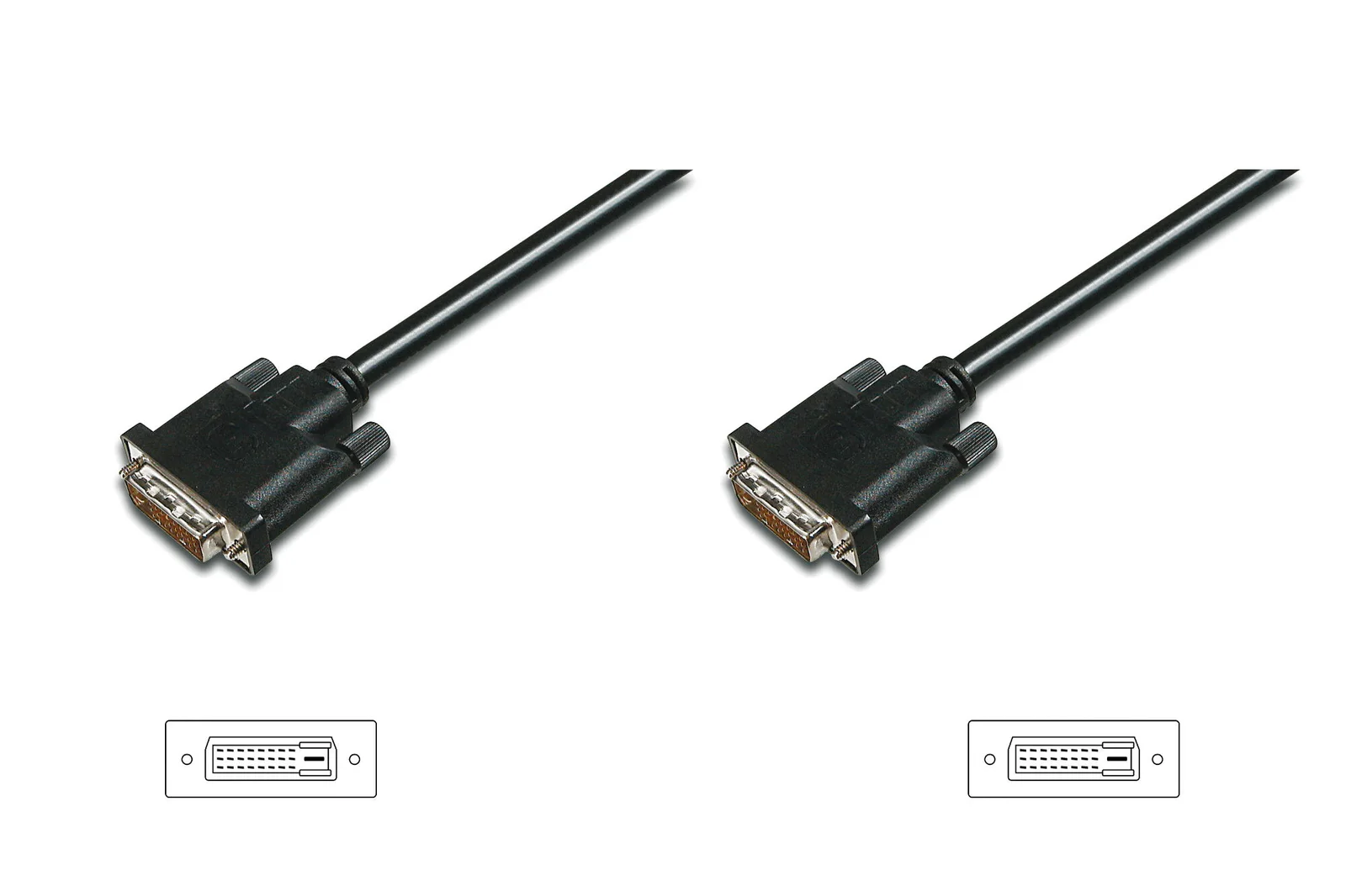 BEEK BC-DSP-DVI-MM-02-ECO DVI Bağlantı Kablosu, DVI-D (24+1) Erkek - DVI-D (24+1) Erkek, 2 metre, Siyah Renk