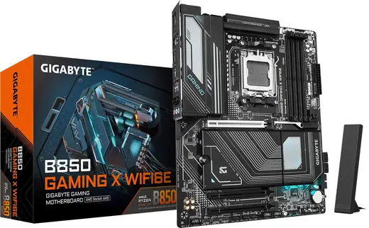 GIGABYTE B850 GAMING X WIFI6E HDMI DP PCIE 5.0 AM5 ATX görseli 3