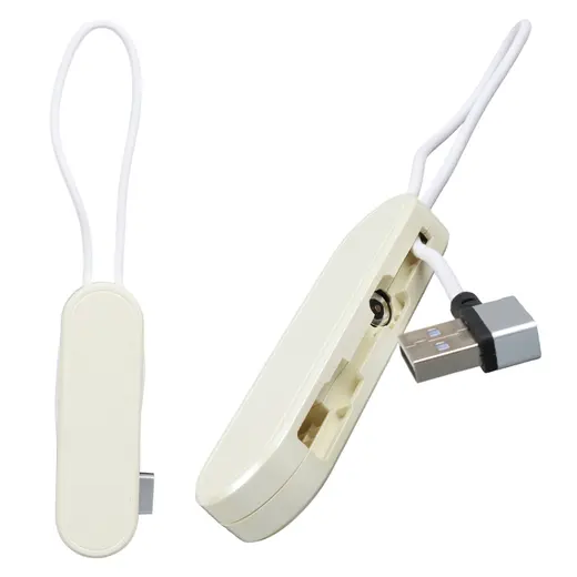 POWERMASTER PM-25905 BEYAZ 3İN1 (TYPE C- LİGHTNİNG- MİCRO USB) MANYETİK UÇ TAŞINABİLİR ŞARJ KABLOSU görseli 3